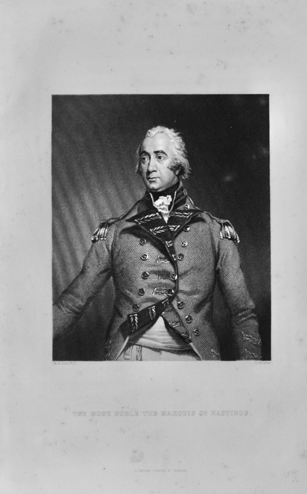The Most Noble The Marquis of Hastings - 1861