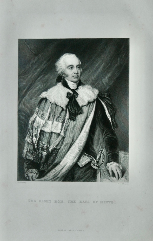 The Right Hon The Earl of Minto - 1861
