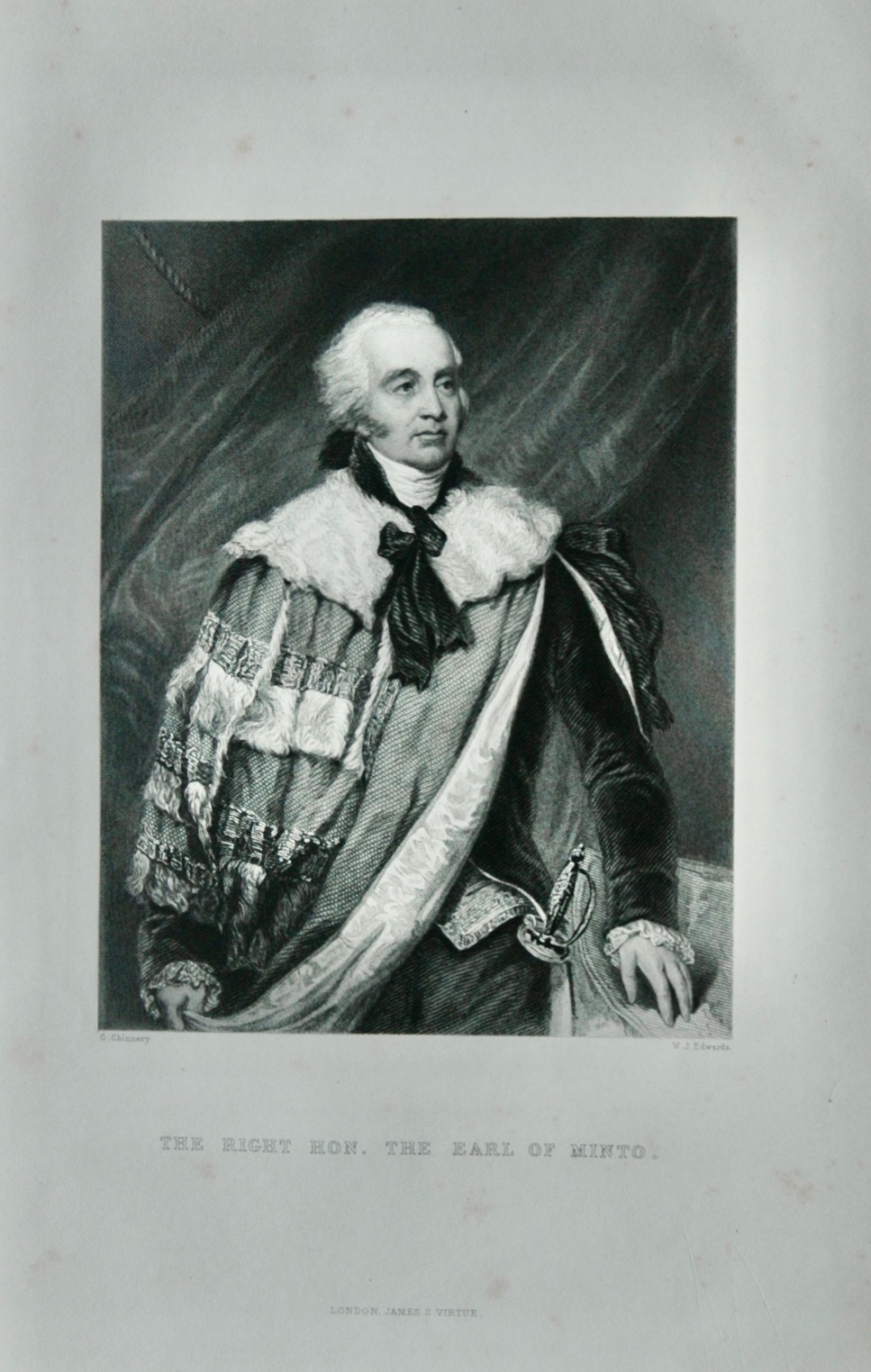 The Right Hon The Earl of Minto - 1861