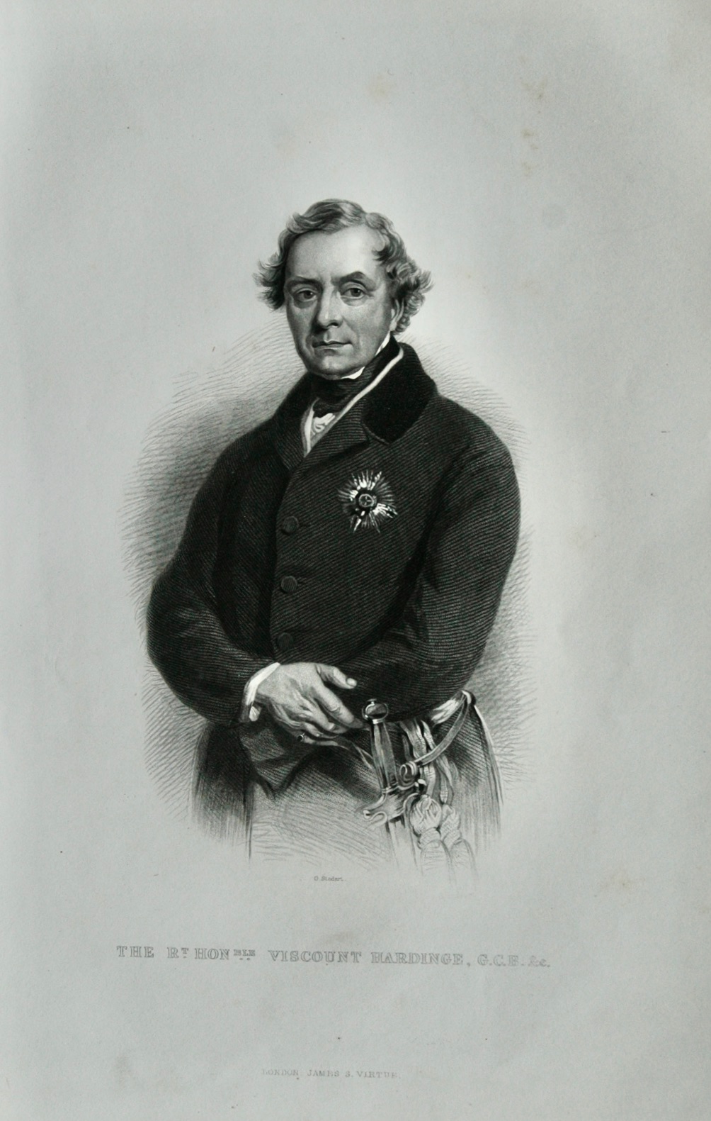 The Rt Hon Viscount Hardinge - 1861