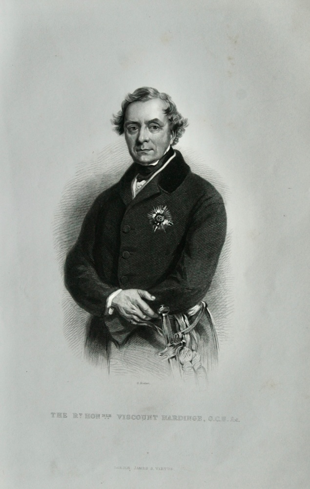 The Rt Hon Viscount Hardinge - 1861