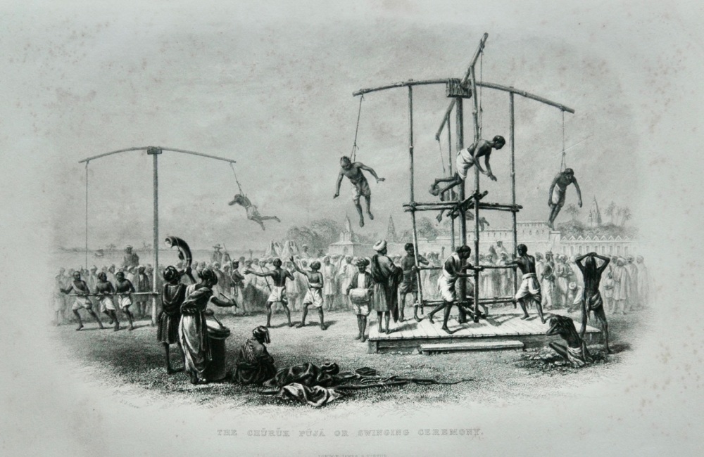 The Churuk Fuja or Swinging Ceremony - 1861