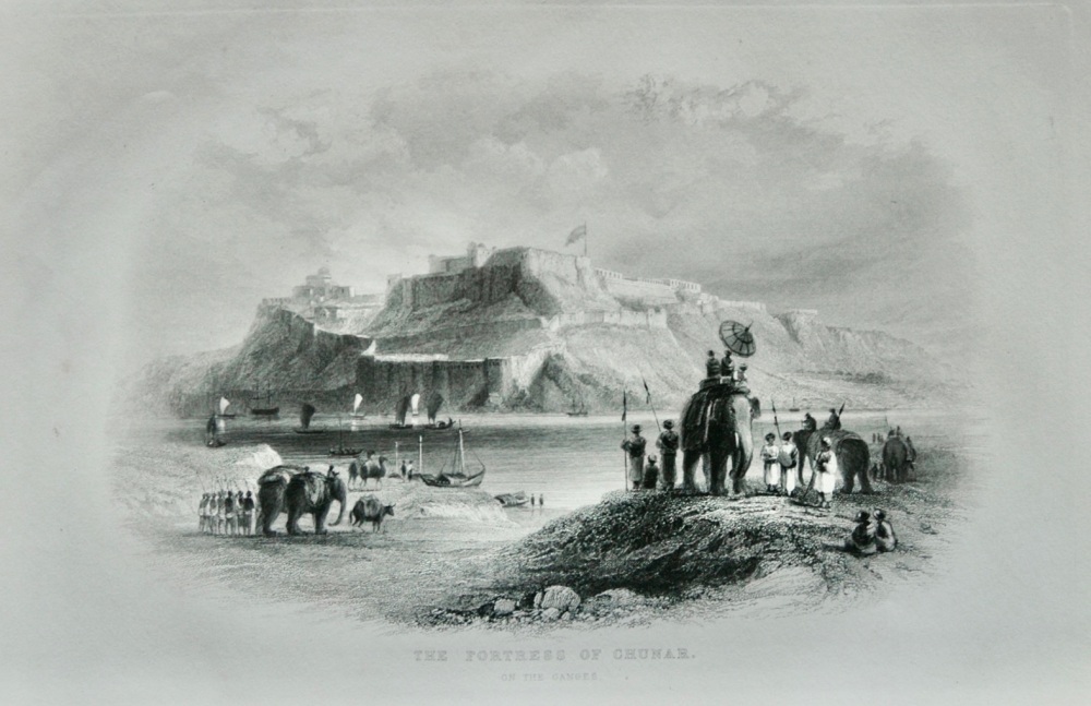 The Fortress of Chunar on the Ganges - 1861