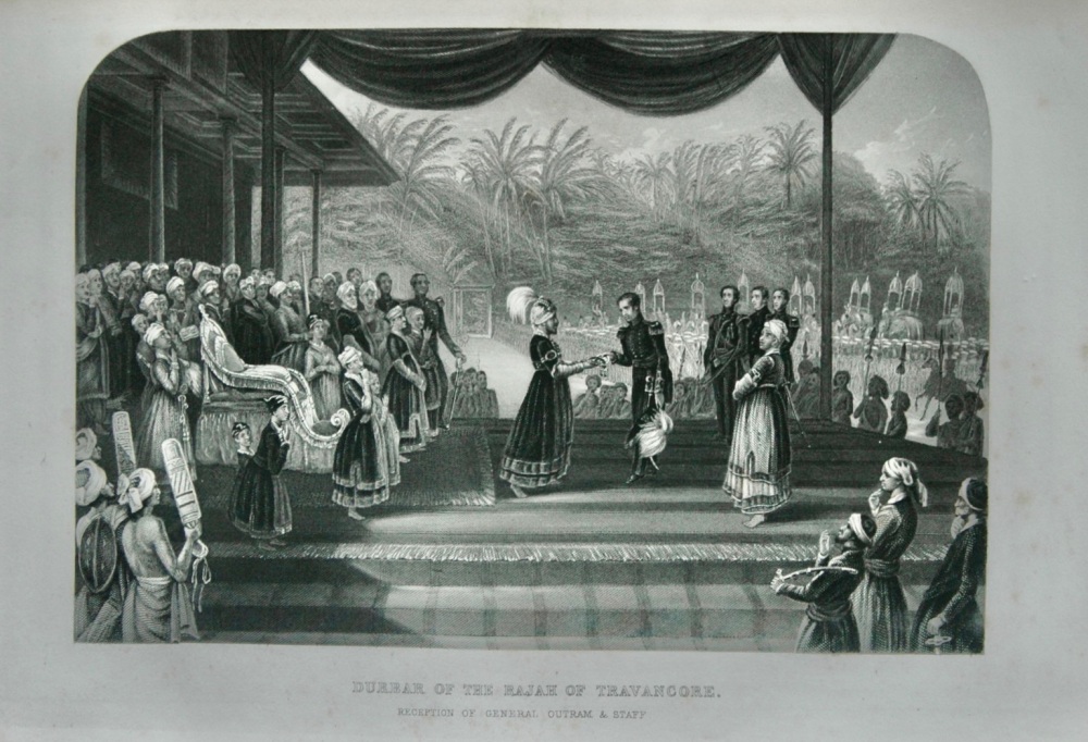 Durbar of the Rajah of Travancore - 1861