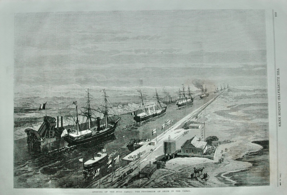 Opening of the Suez Canal - 1869