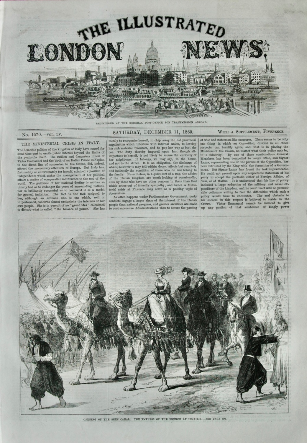 The Illustrated London News - December 11, 1869