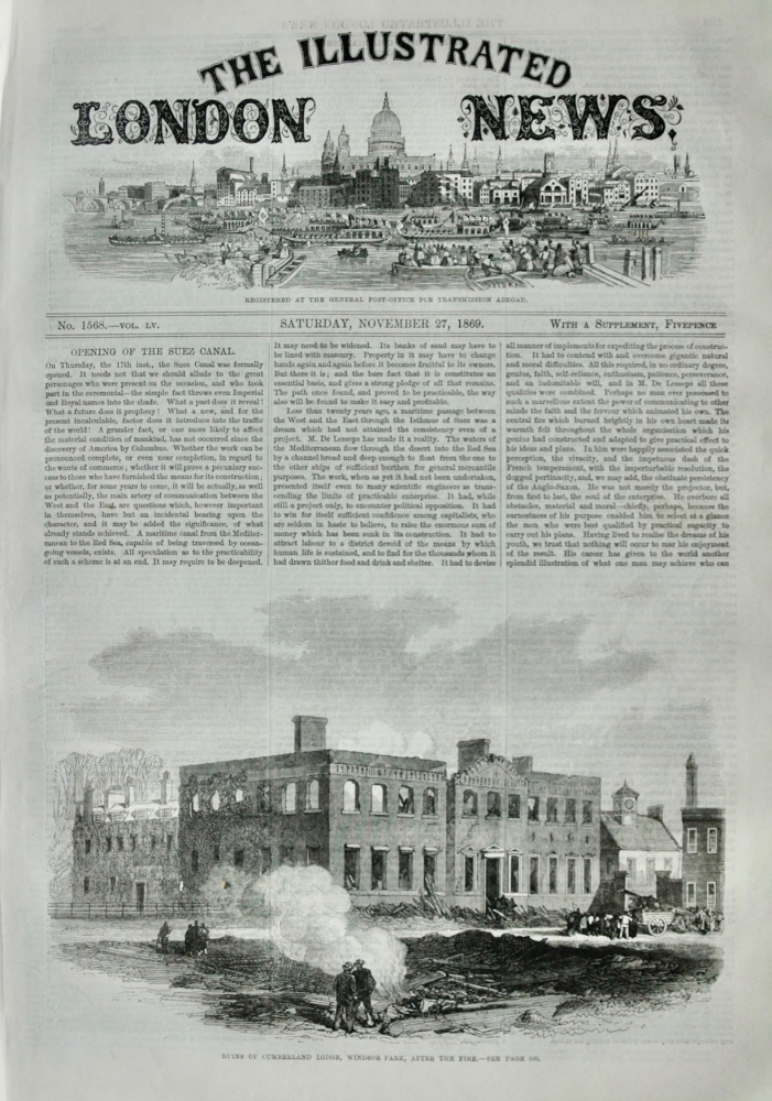The Illustrated London News - November 27, 1869