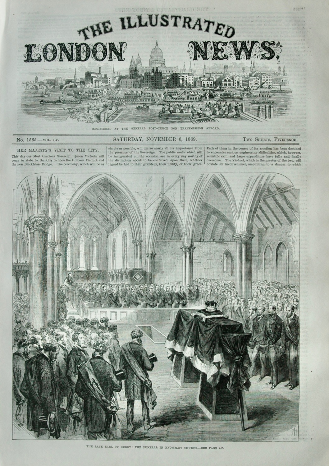 The Illustrated London News - November 6, 1869
