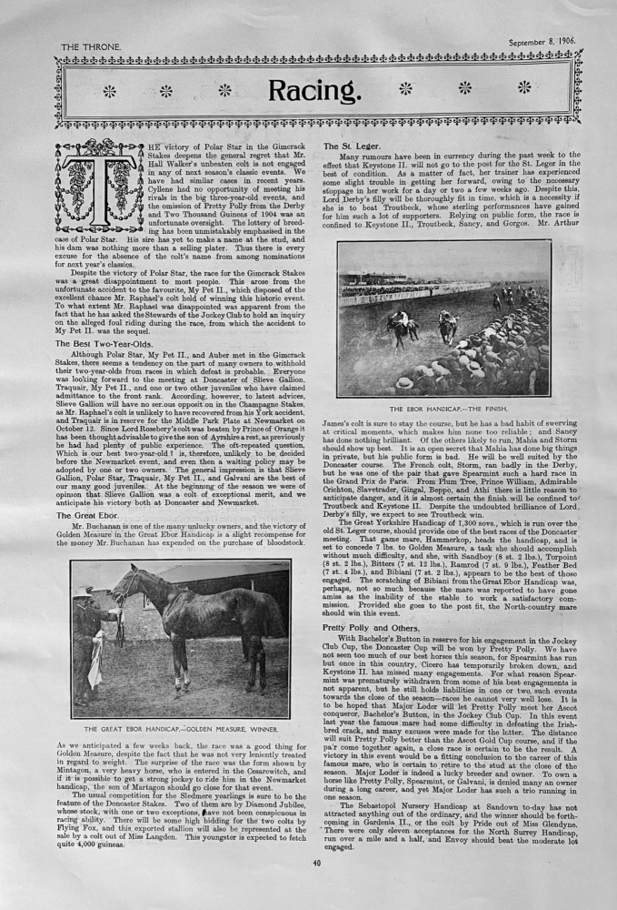 Racing.  September 8th, 1906.