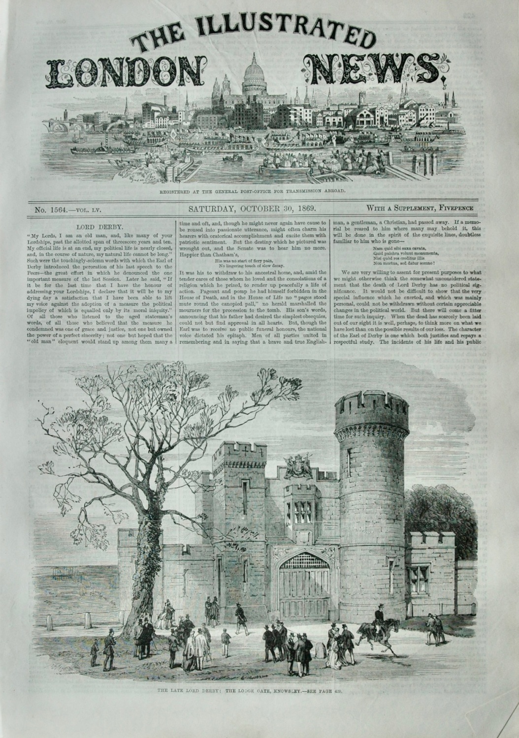 The Illustrated London News - October 30, 1869