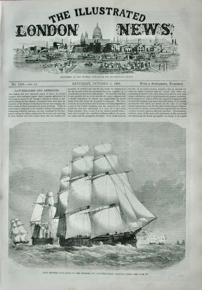The Illustrated London News -October 2, 1869