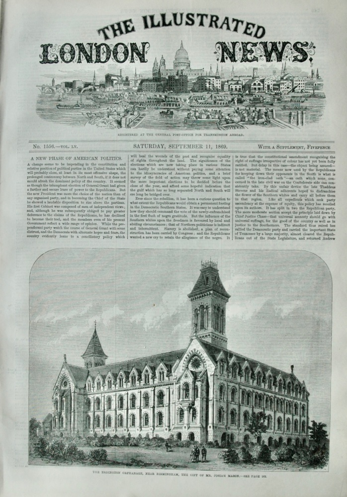 The Illustrated London News - September 11, 1869
