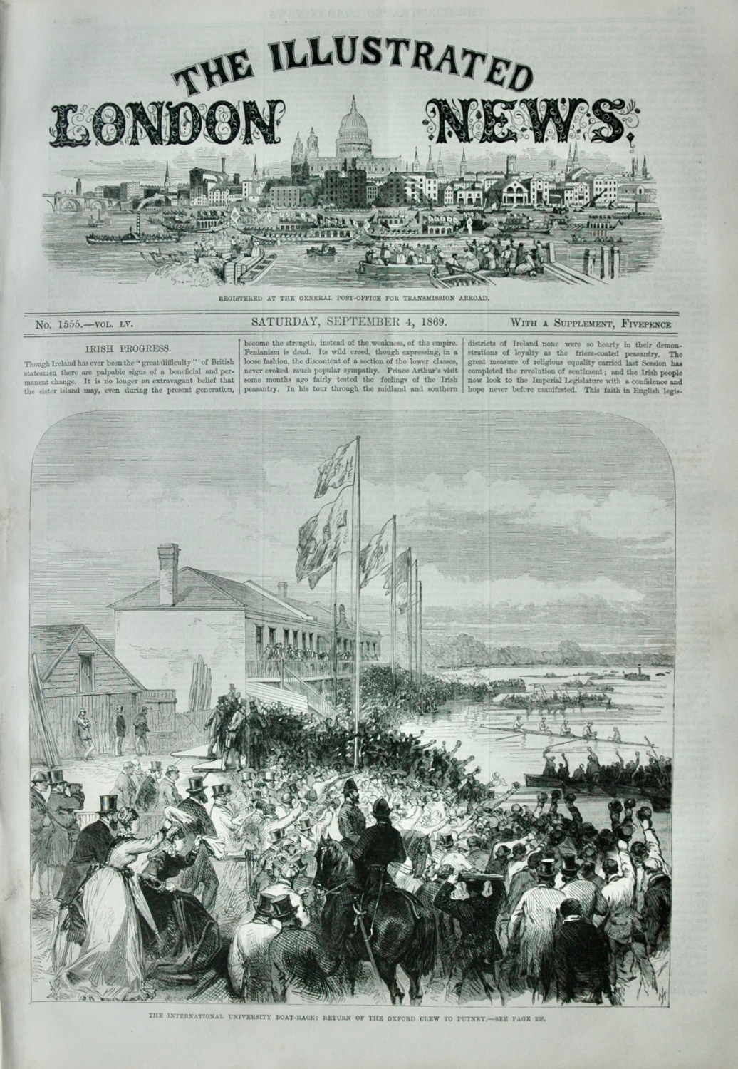 The Illustrated London News - September 4, 1869