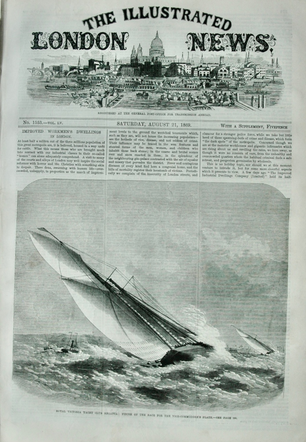 The Illustrated London News - August 21, 1869
