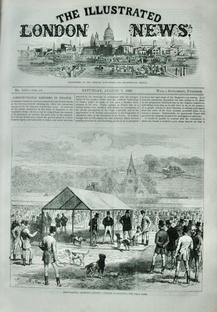 The Illustrated London News - August 7, 1869