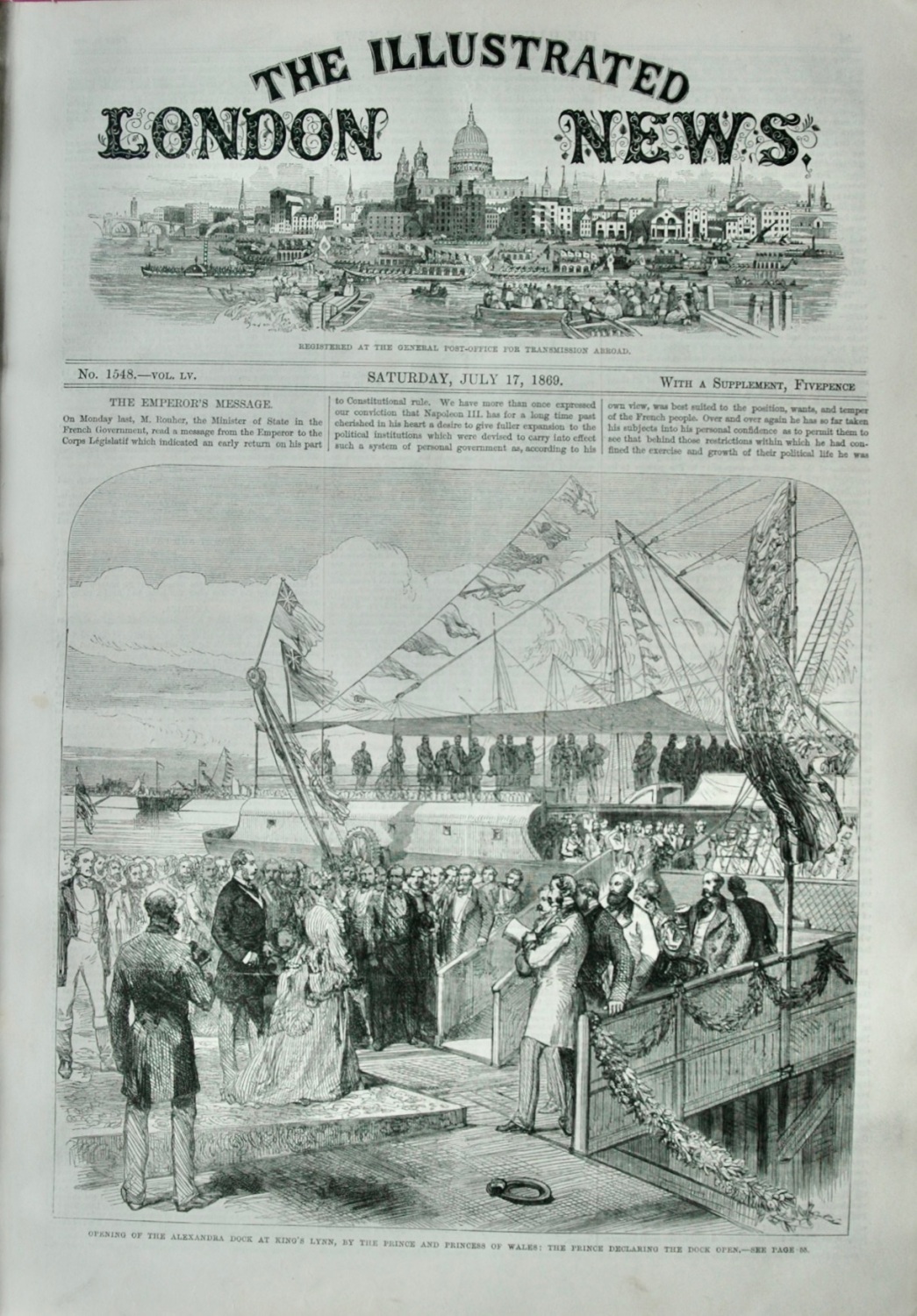 The Illustrated London News - July 17, 1869
