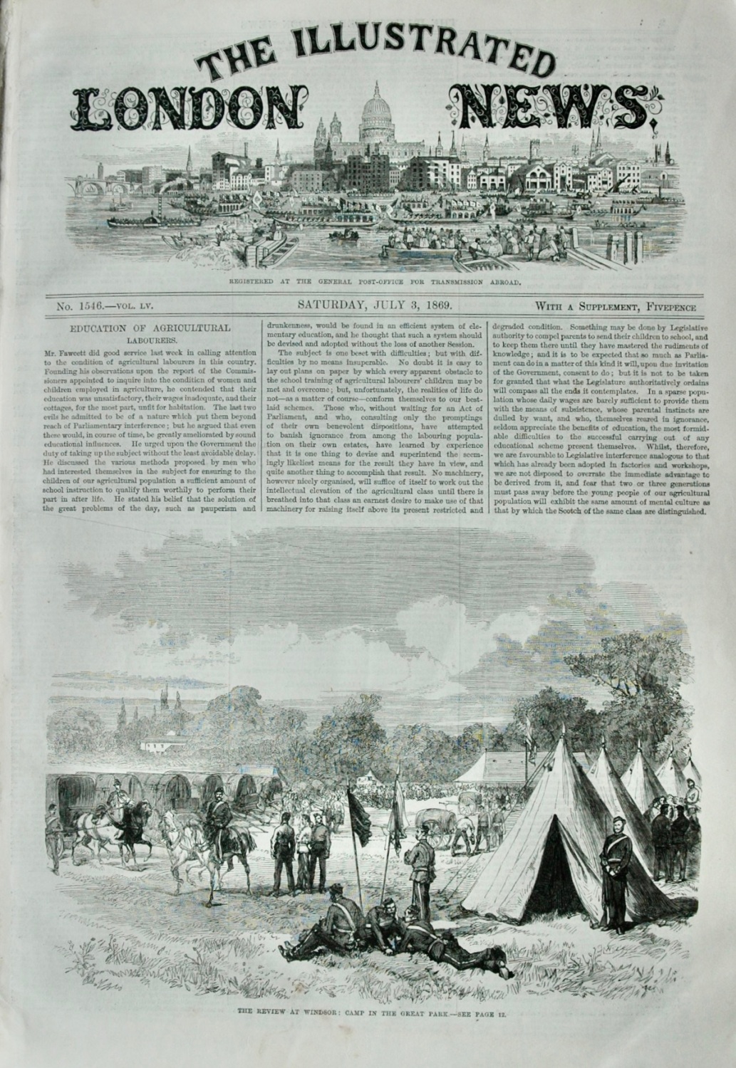 The Illustrated London News - July 3, 1869