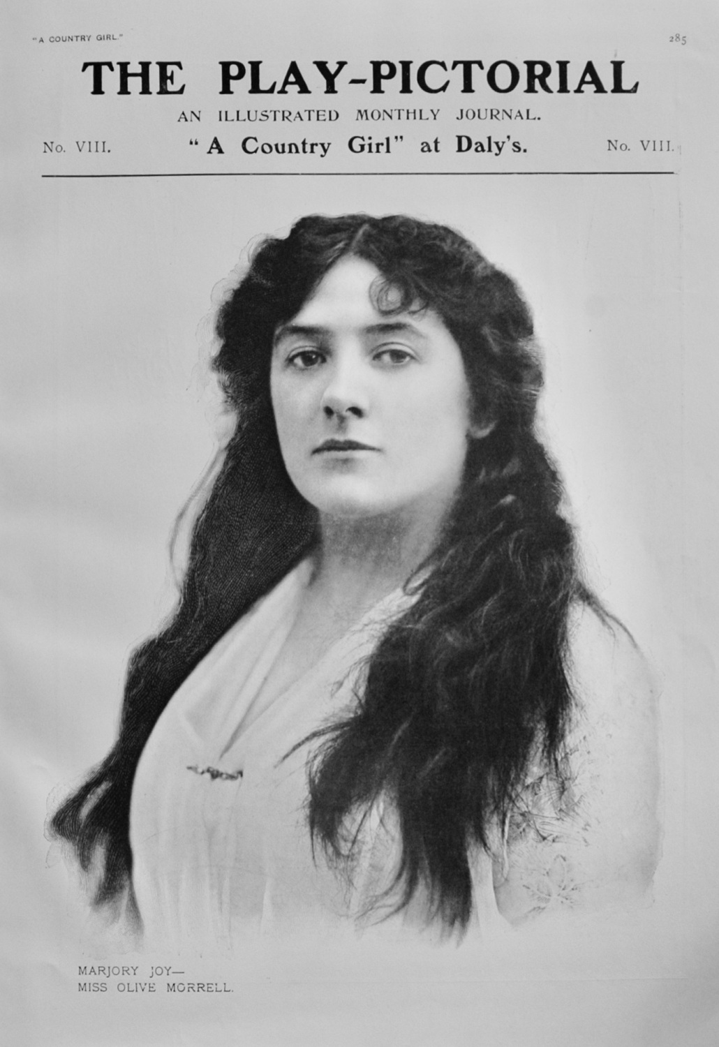 The Play Pictorial - No. VIII - 1903