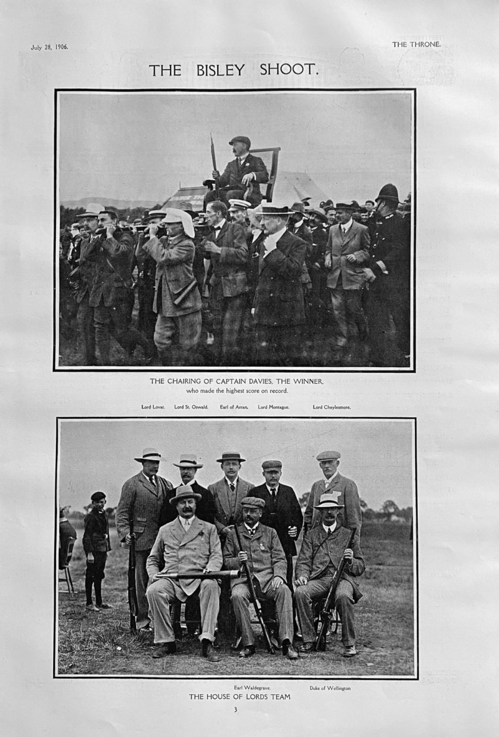 The Bisley Shoot.  1906.