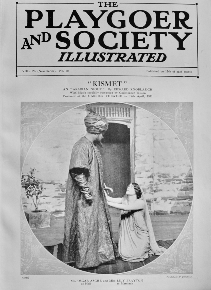 The Playgoer and Society Illustrated - Vol IV - No 20 - 1911