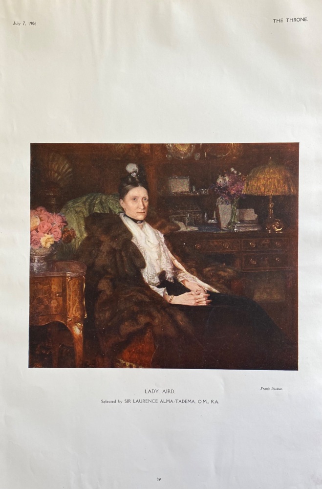 Lady Aird.  1906.