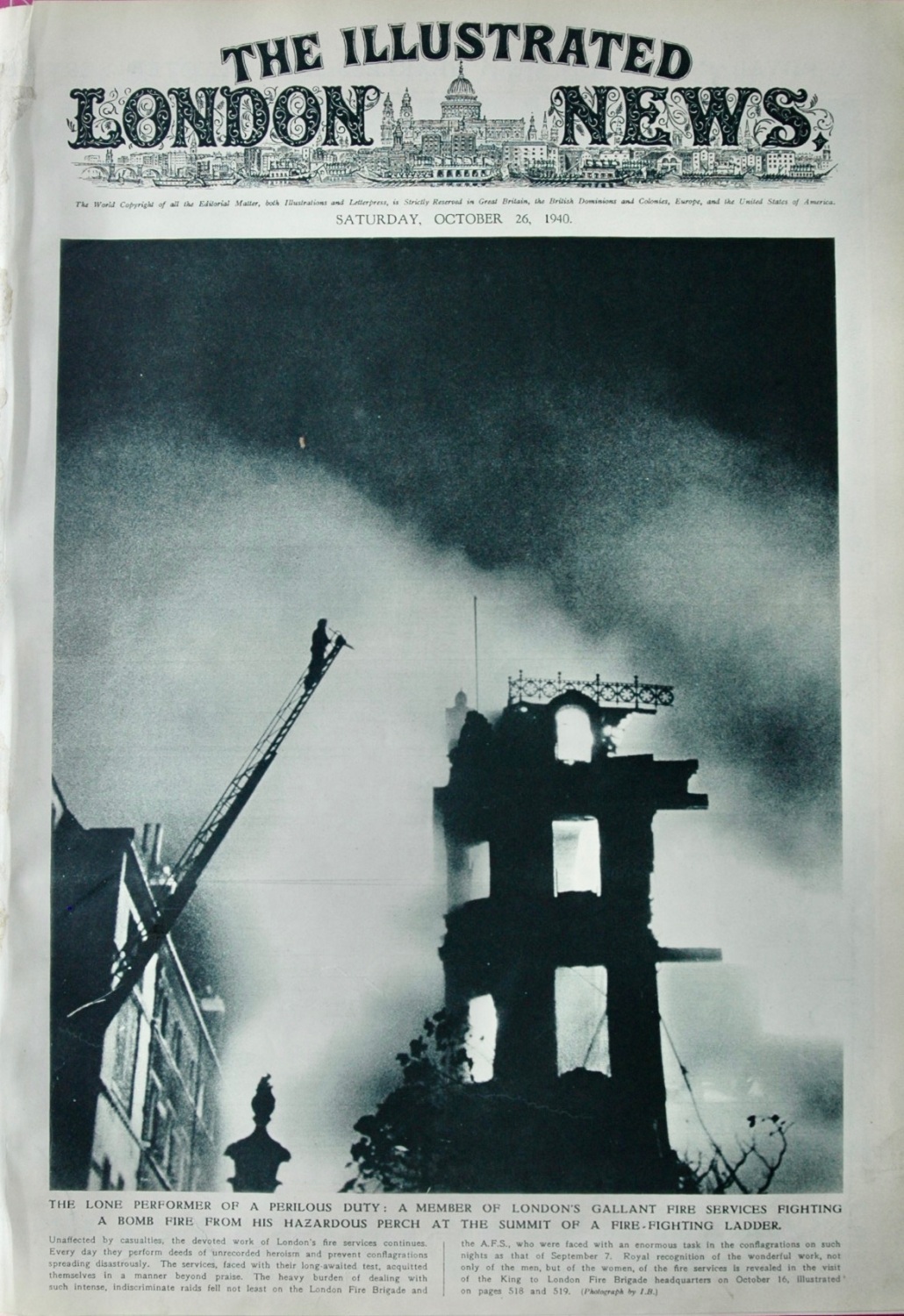 The Illustrated London News - October 26, 1940
