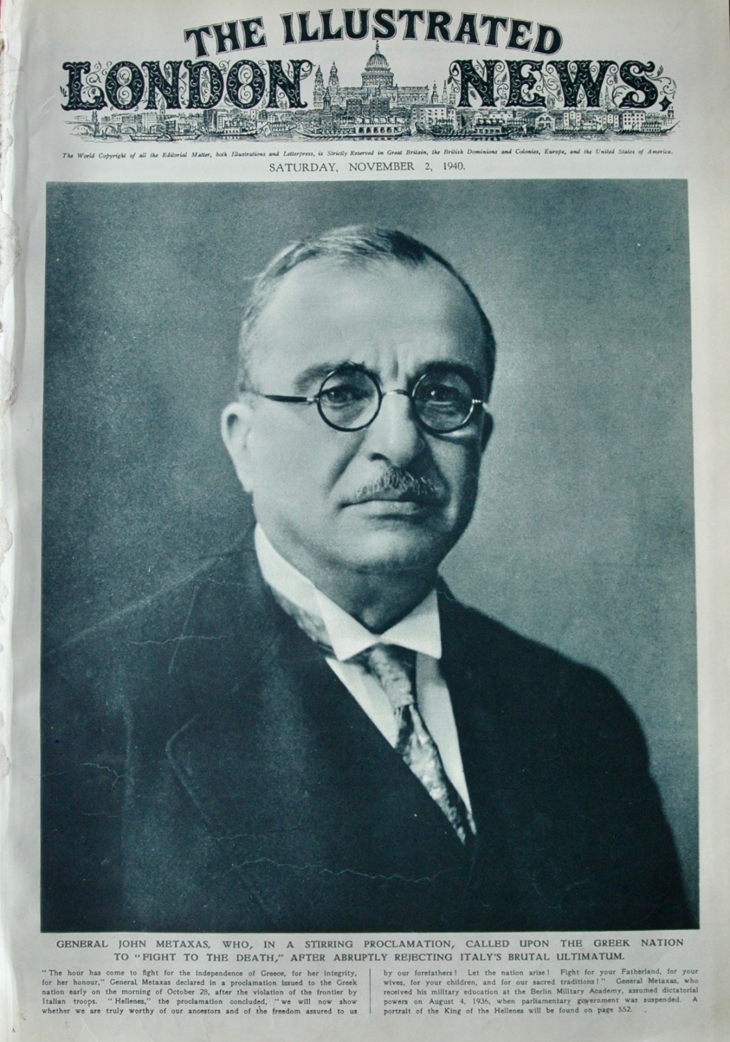 The Illustrated London News - November 2, 1940