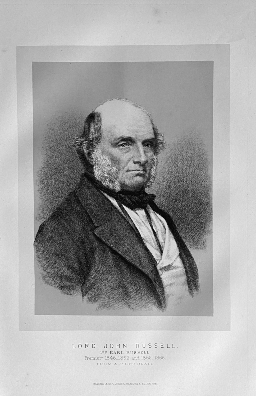 Lord John Russell, Ist, Earl Russell.  1882.