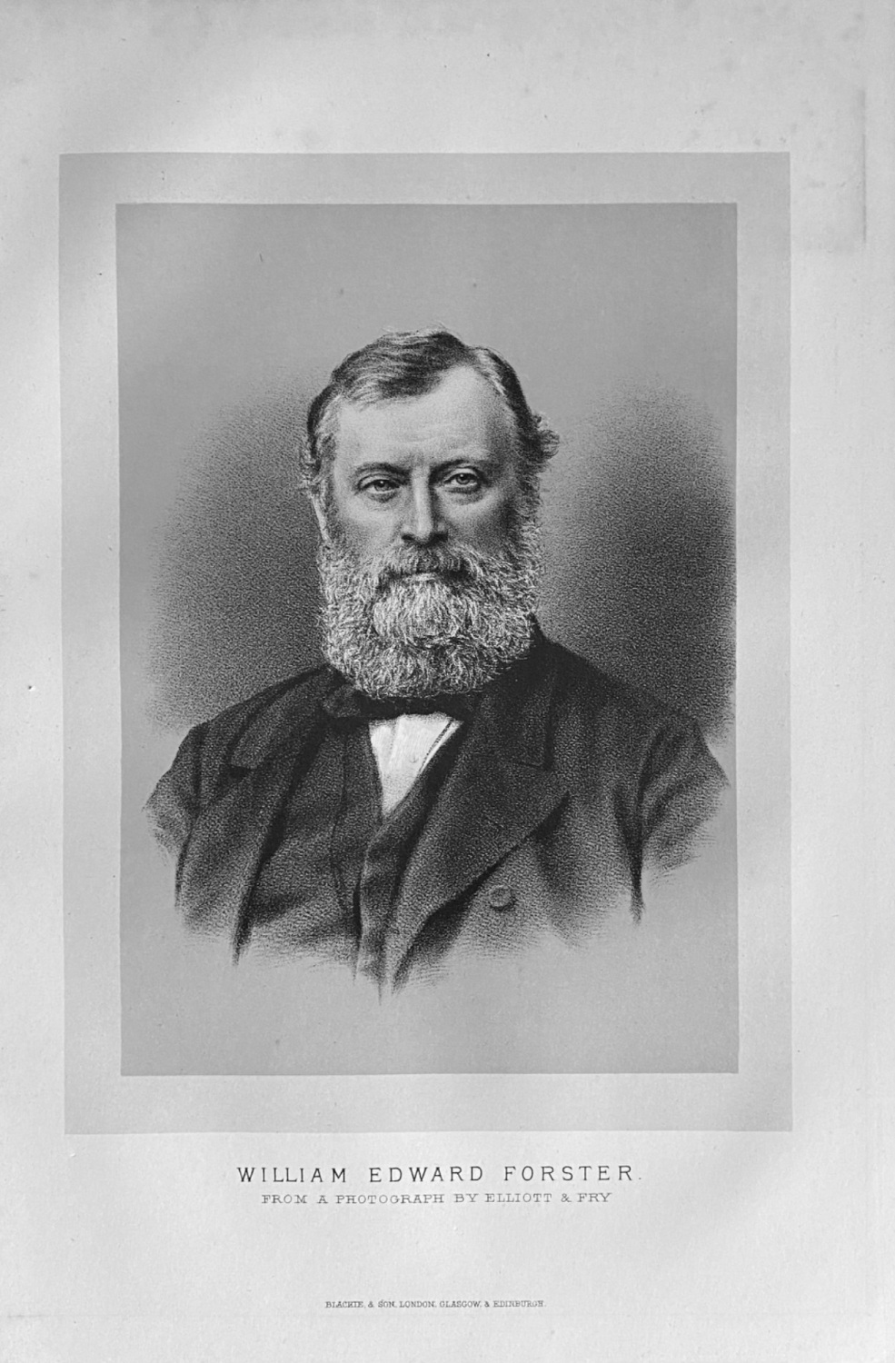 William Edward Forster.  1882.