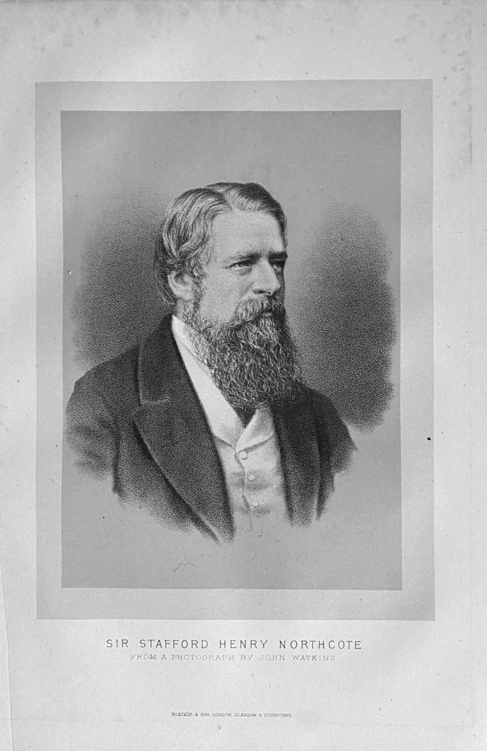 Sir Stafford Henry Northcote.  1882.