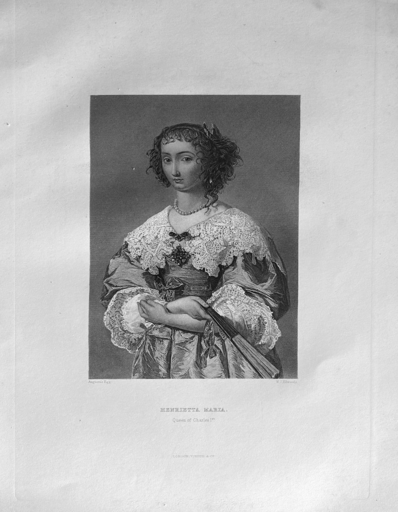 Henrietta Maria. :  Queen of Charles Ist.