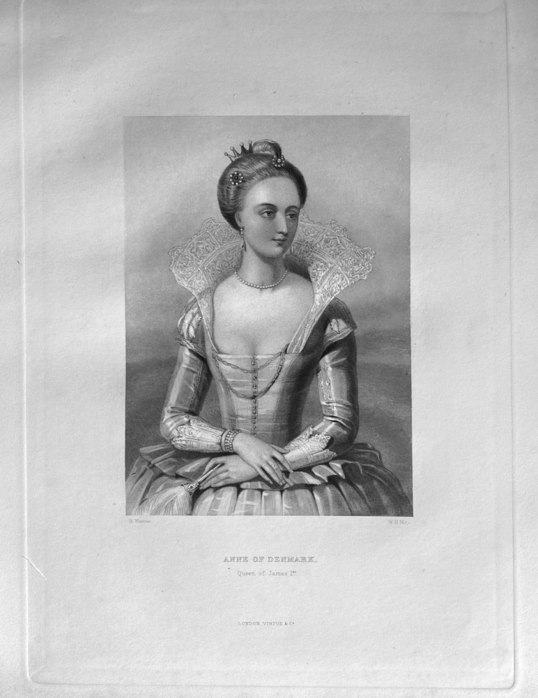Anne of Denmark. :  Queen of James 1st.