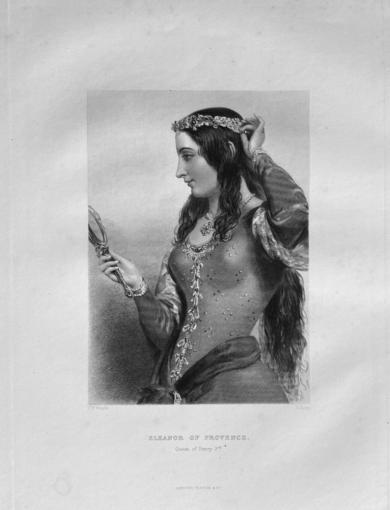 Eleanor of Provence. :  Queen of Henry 3rd.