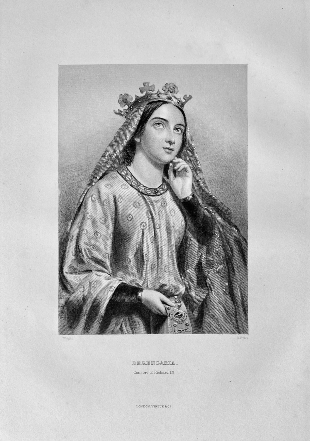 Berengaria. :  Consort of Richard 1st.