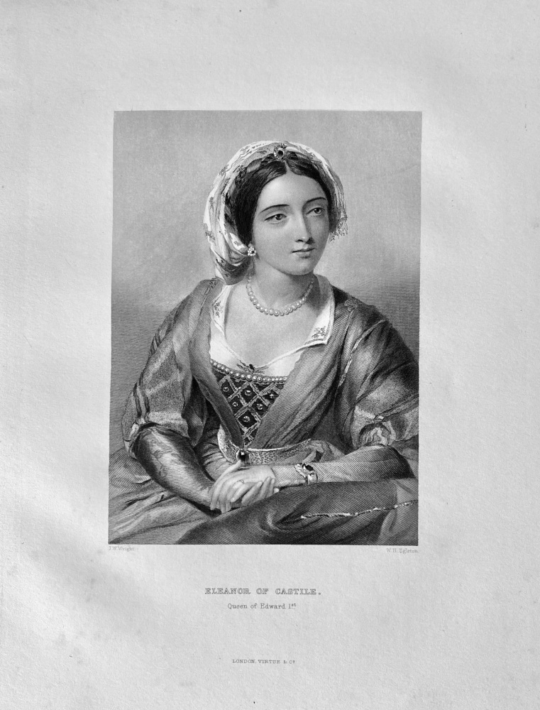Eleanor of Castile. :  Queen of Edward 1st.