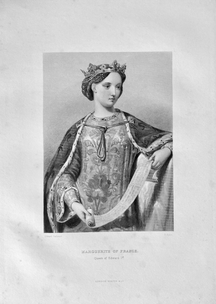 Marguerite of France. : Queen of Edward 1st.