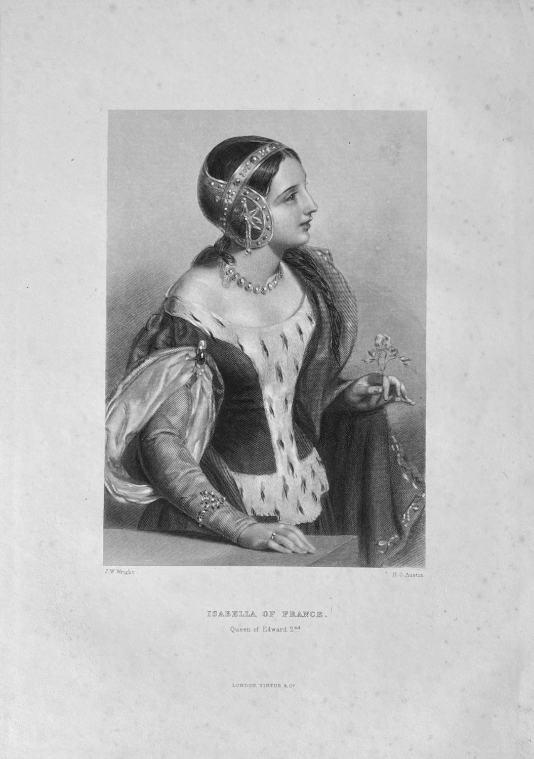 Isabella of France. :  Queen of Edward 2nd.