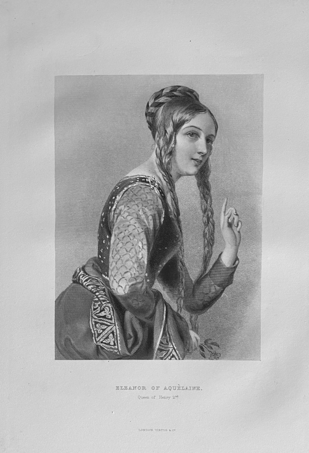 Eleanor of Aquelaine.  :  Queen of Henry 2nd.