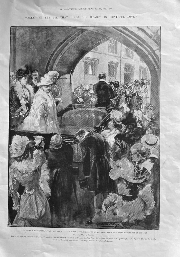 "Blest be the Tie that Binds our Hearts in Grateful Love."  1901.