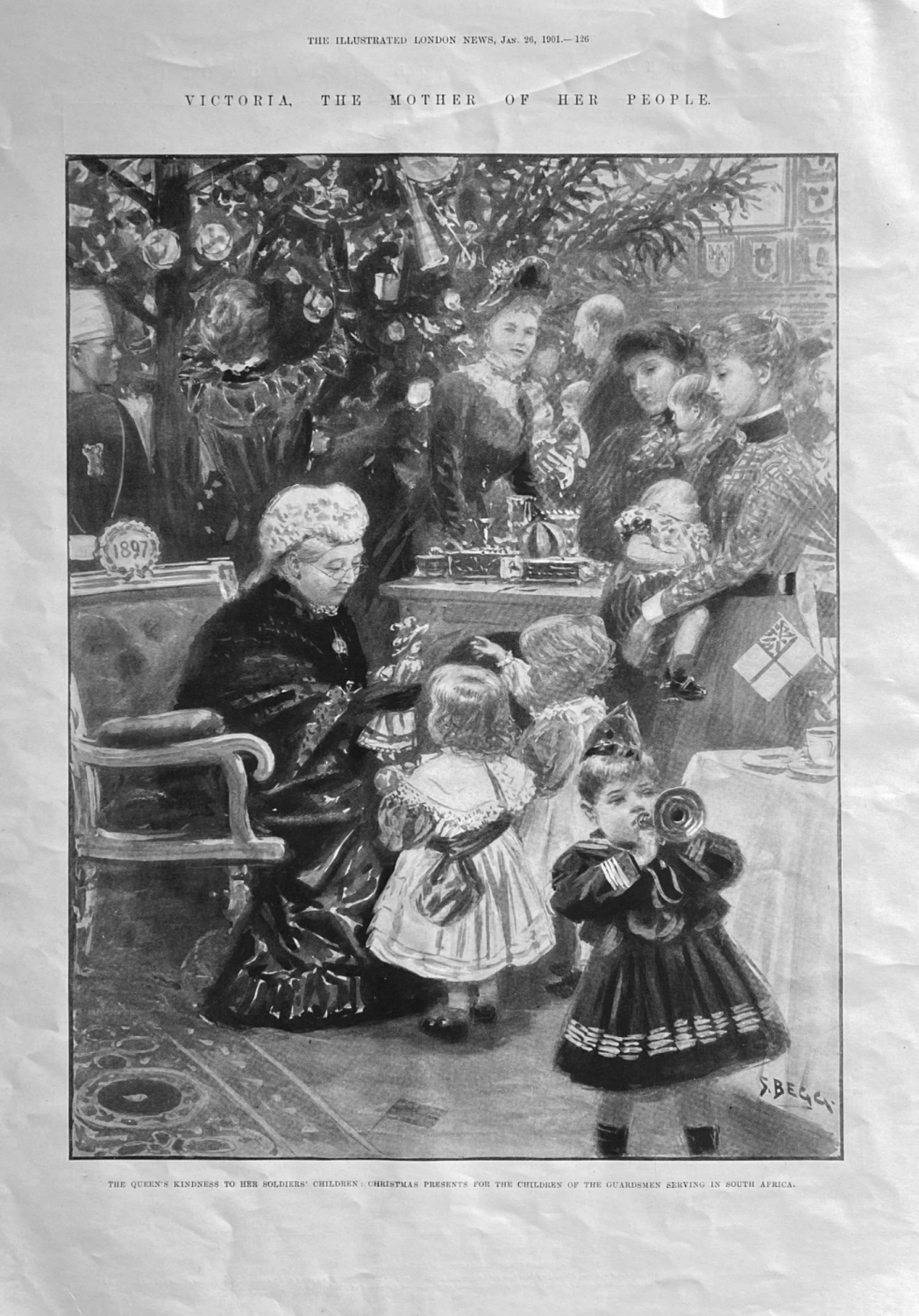 Victoria, the Mother of the People.  1901.