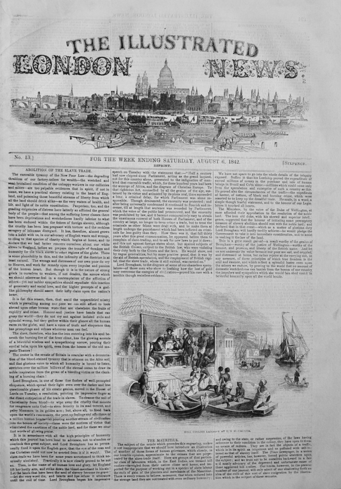 The Illustrated London News - August 6, 1842