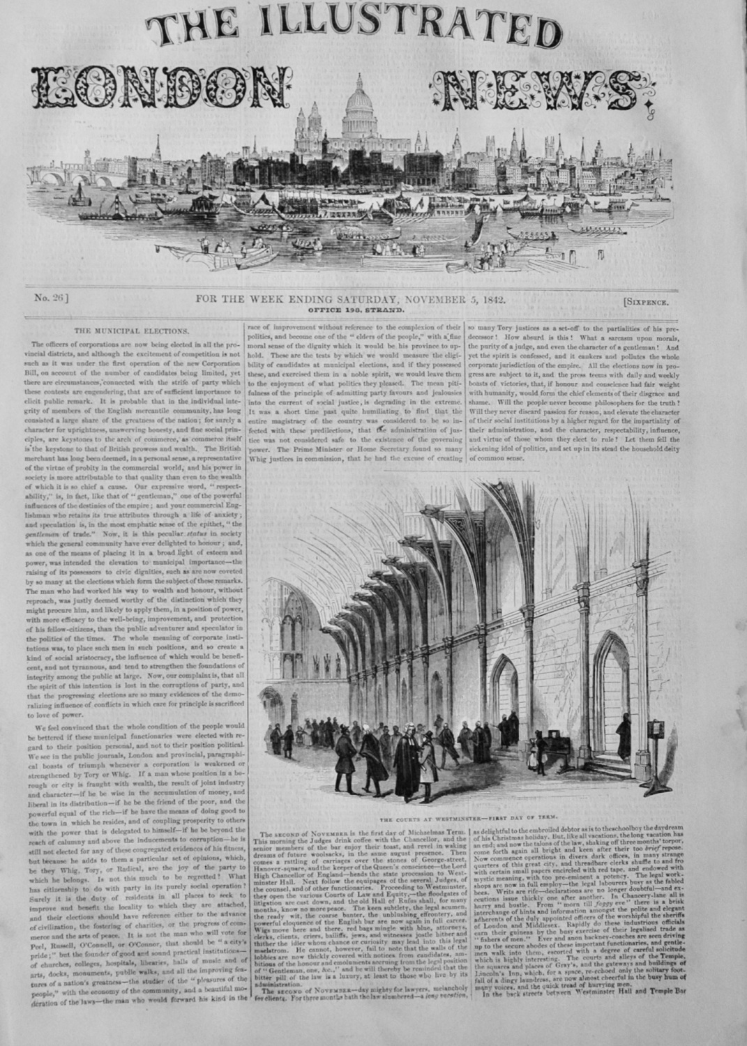 The Illustrated London News - November 5, 1842