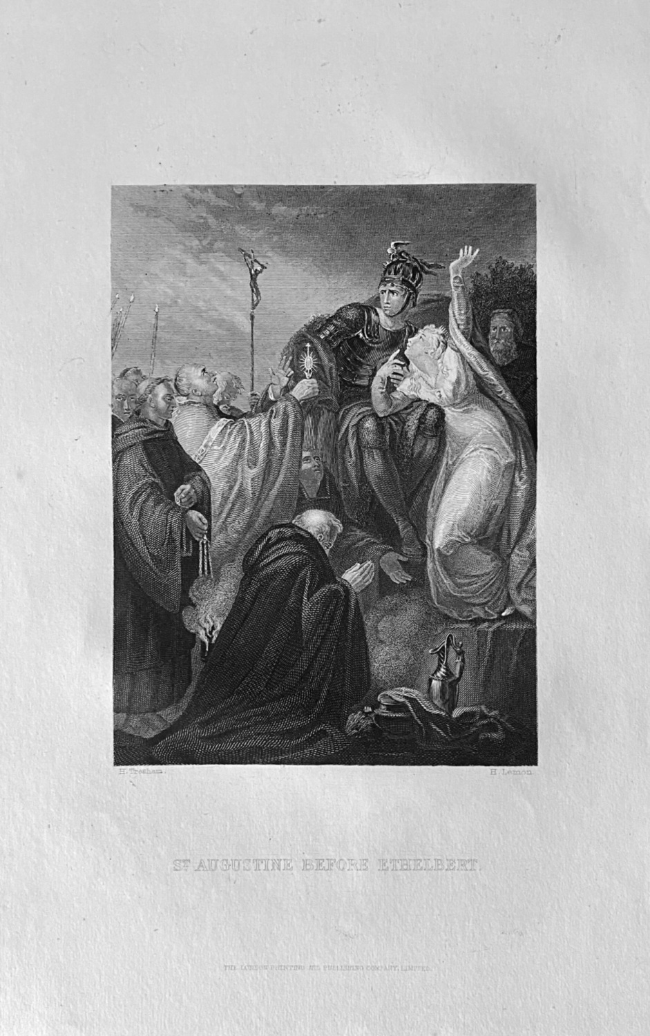 St. Augustine before Ethelbert.