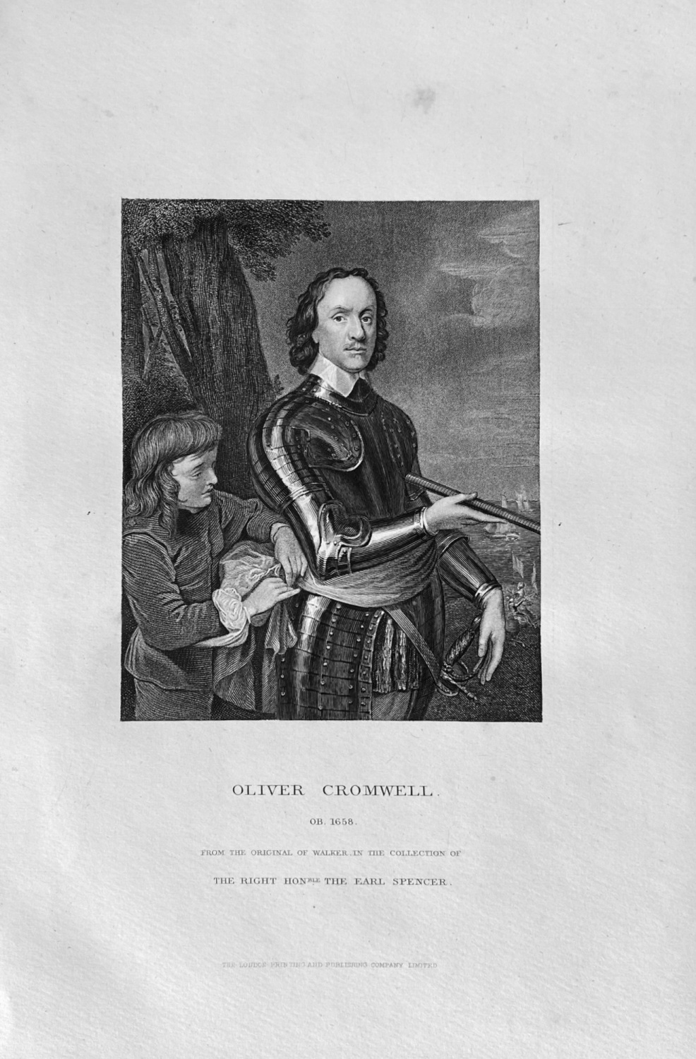 Oliver Cromwell.  OB.  1658.