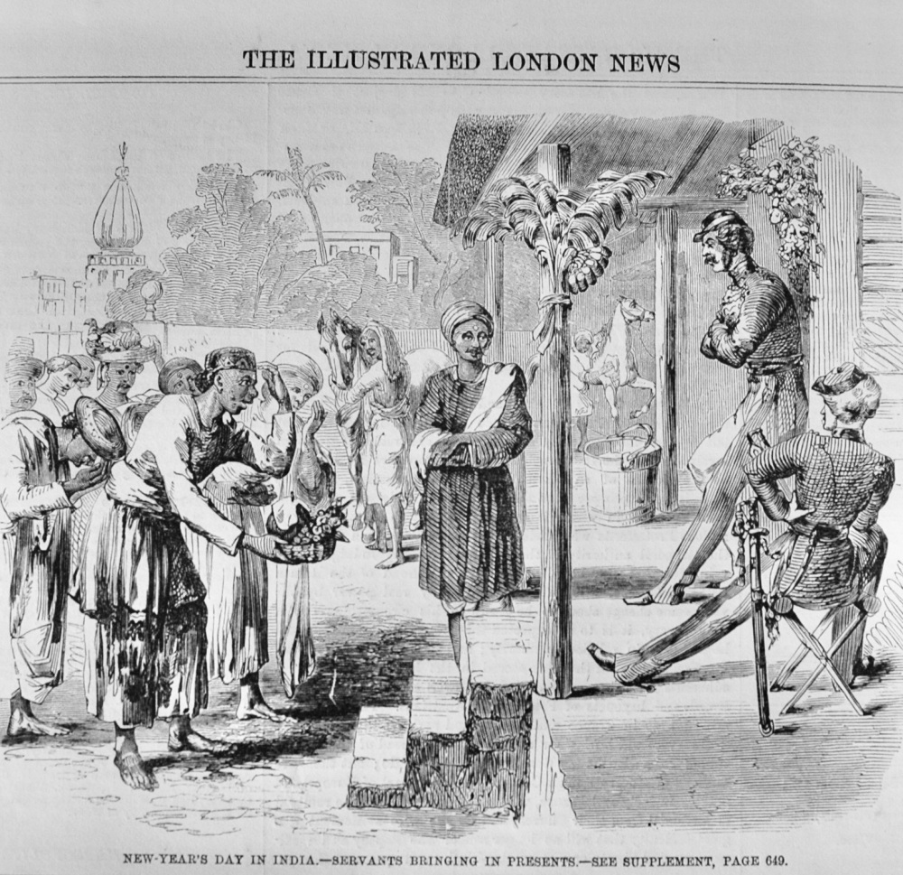 New Year's Day in India - 1859