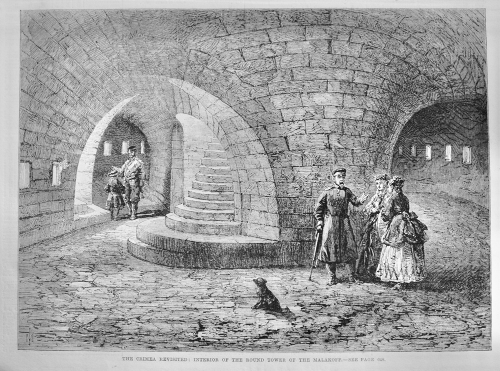 Interior of the Round Tower of the Malakoff - 1869