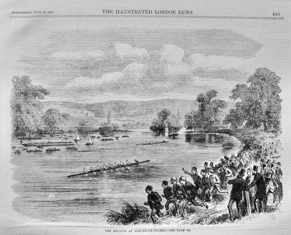 The Regatta at Henley on Thames - 1869