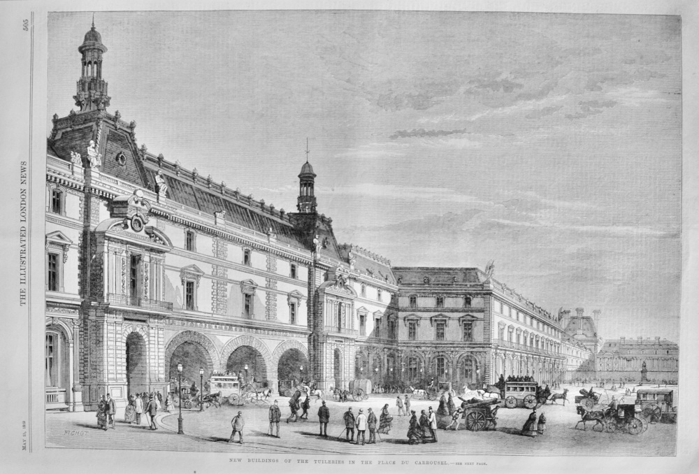 New Buildings of the Tuileries - 1869
