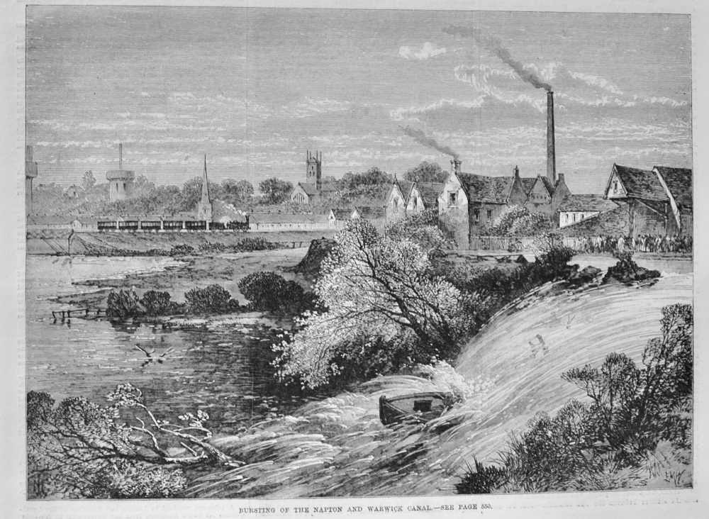 Napton and Warwick Canal - 1869