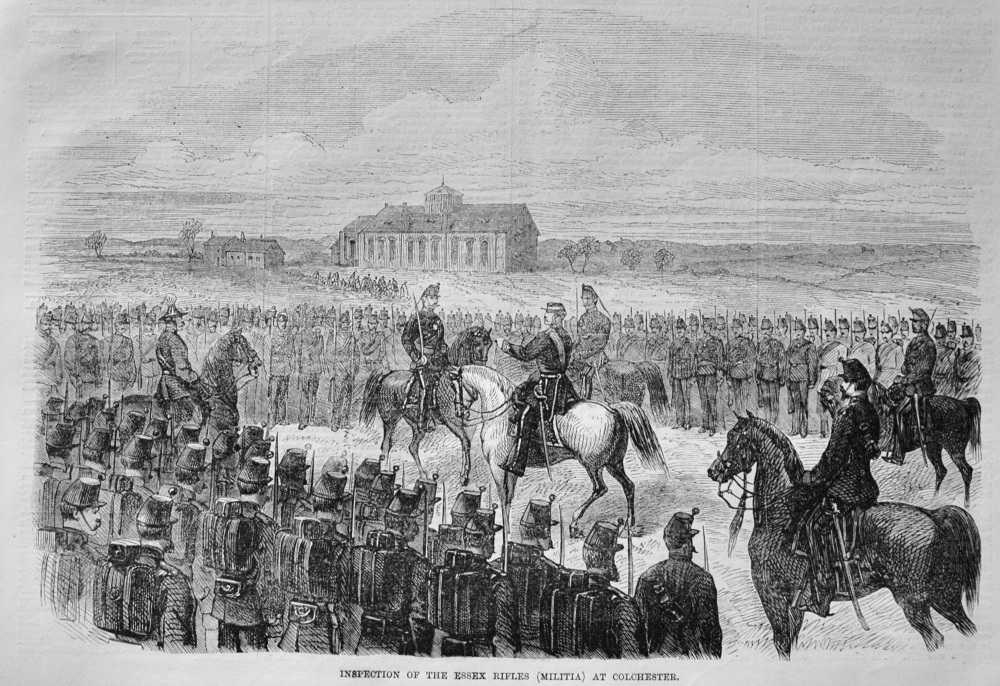 Inspection of the Essex Rifles at Colchester - 1869